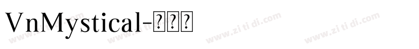 VnMystical字体转换