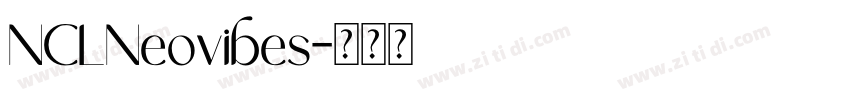 NCLNeovibes字体转换