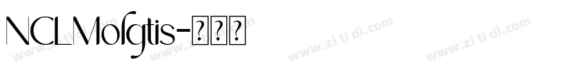 NCLMolgtis字体转换