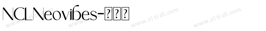 NCLNeovibes字体转换