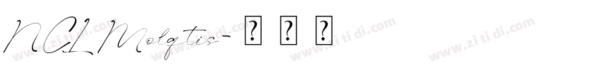 NCLMolqtis字体转换