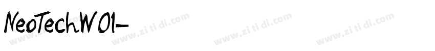 NeoTechW01字体转换