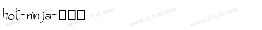 hot-ninja字体转换