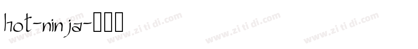 hot-ninja字体转换