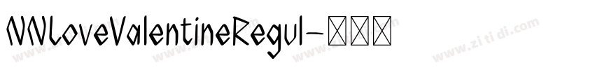 NNLoveValentineRegul字体转换