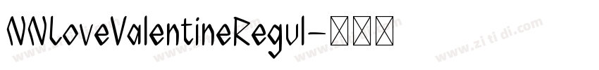 NNLoveValentineRegul字体转换