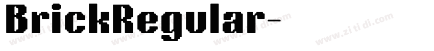 BrickRegular字体转换