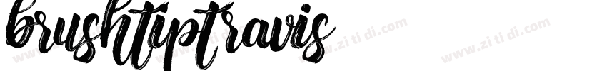 brushtiptravis字体转换