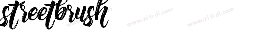 streetbrush字体转换