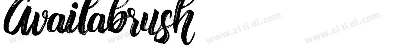 Availabrush字体转换