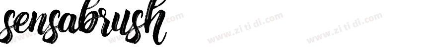 sensabrush字体转换