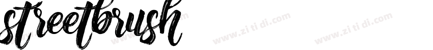 streetbrush字体转换