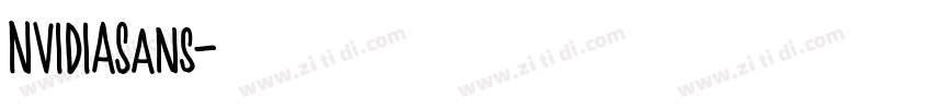 NVIDIASans字体转换