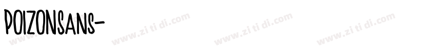 POIZONSans字体转换