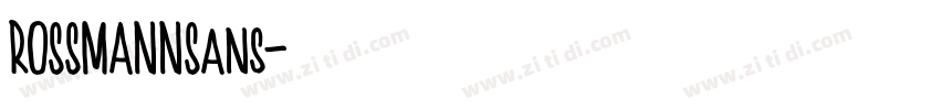 ROSSMANNSans字体转换