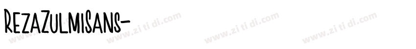 RezaZulmiSans字体转换 RezaZulmiSans字体转换
