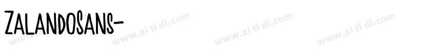 ZalandoSans字体转换
