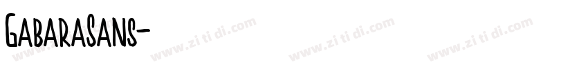 GabaraSans字体转换