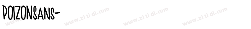 POIZONSans字体转换