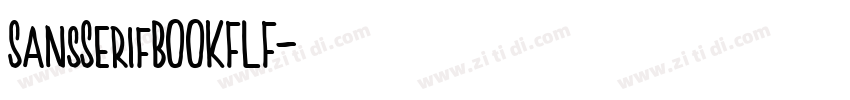 SansSerifBOOKFLF字体转换