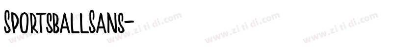 SportsballSans字体转换