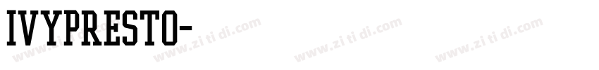 IvyPresto字体转换