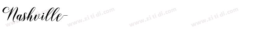 Nashville字体转换