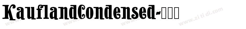 KauflandCondensed字体转换