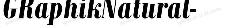 GRaphikNatural字体转换