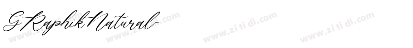 GRaphikNatural字体转换