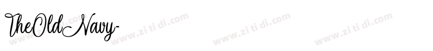 TheOldNavy字体转换