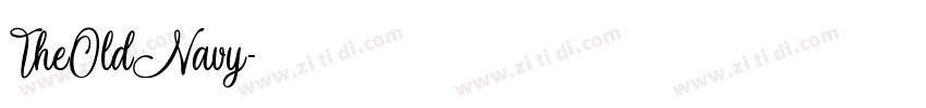 TheOldNavy字体转换
