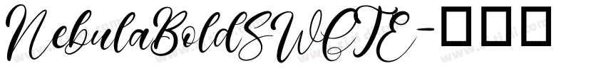NebulaBoldSWFTE字体转换
