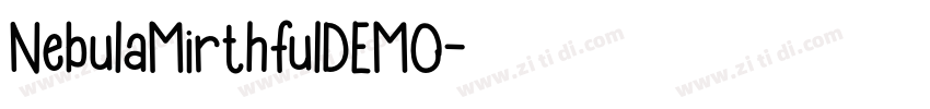 NebulaMirthfulDEMO字体转换