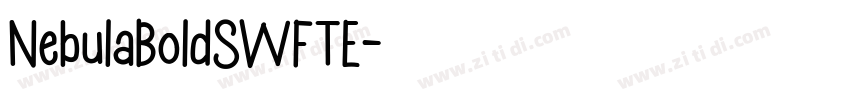 NebulaBoldSWFTE字体转换