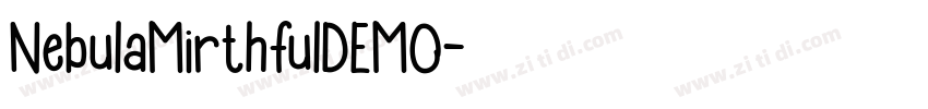 NebulaMirthfulDEMO字体转换