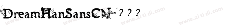 DreamHanSansCN字体转换