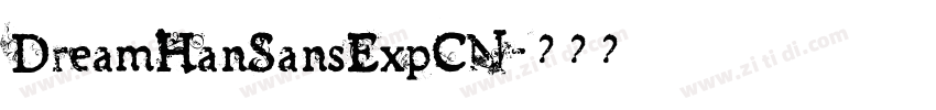 DreamHanSansExpCN字体转换