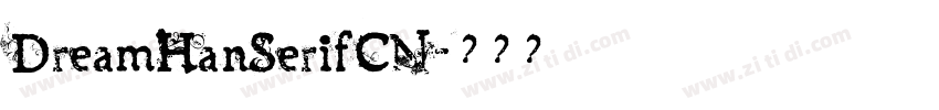 DreamHanSerifCN字体转换