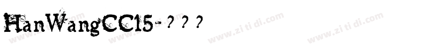 HanWangCC15字体转换