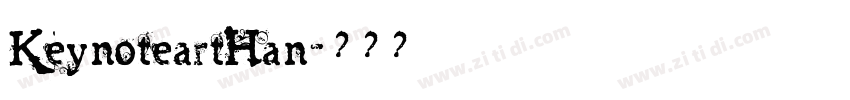 KeynoteartHan字体转换