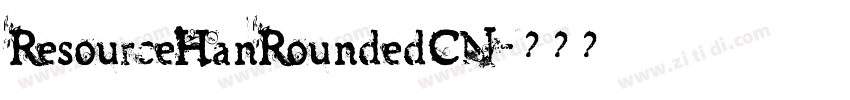 ResourceHanRoundedCN字体转换