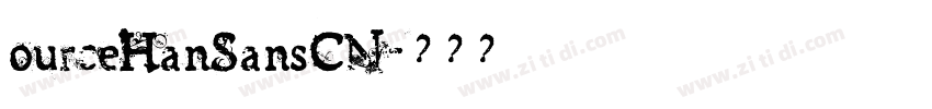 ourceHanSansCN字体转换