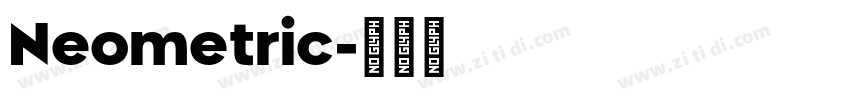Neometric字体转换