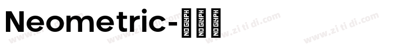 Neometric字体转换