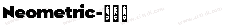 Neometric字体转换