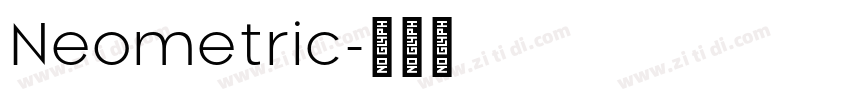 Neometric字体转换