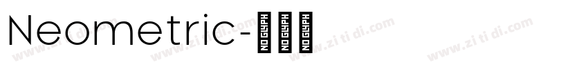 Neometric字体转换