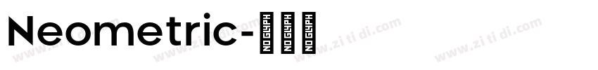 Neometric字体转换