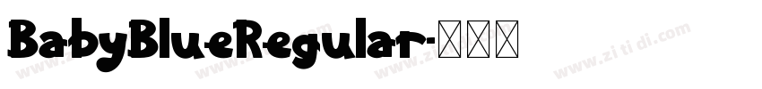 BabyBlueRegular字体转换